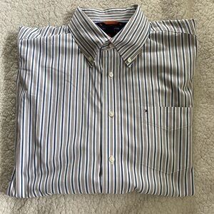 Tommy Hilfiger Two Ply Cotton Button Down Shirt